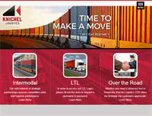 Tablet Screenshot of knichellogistics.com